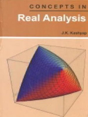 cover image of Concepts in Real Analysis